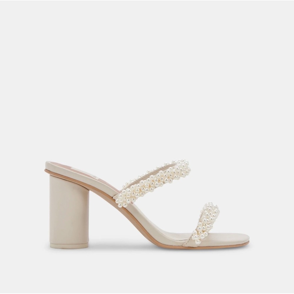 Dolce Vita Noel Pearl Heels Bridal Neutral Size 8